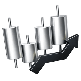 Símbolo de gráfico de candlestick 3D ubicado en la sección informativa de Peral Invervía